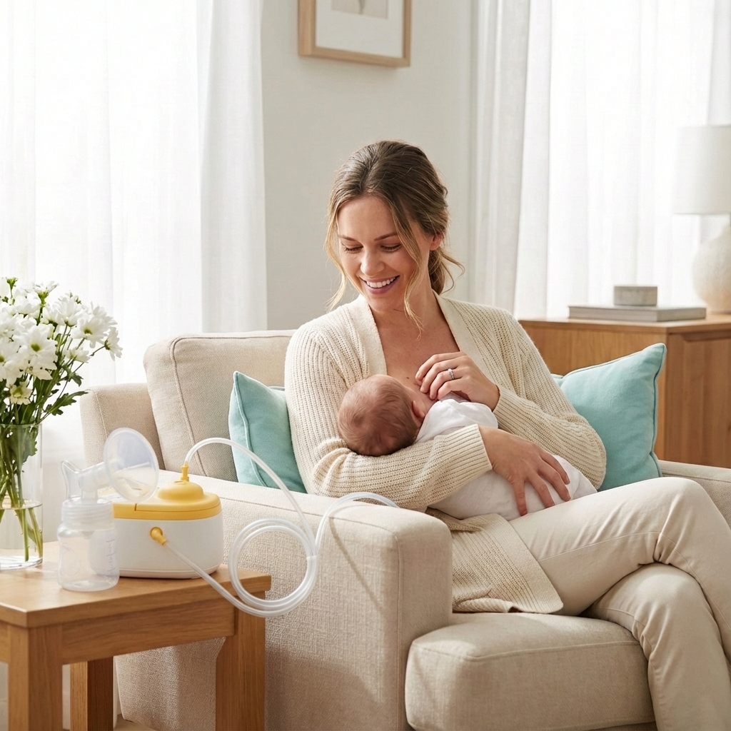 Mutlu Anne ve Medicsa Süt Pompası